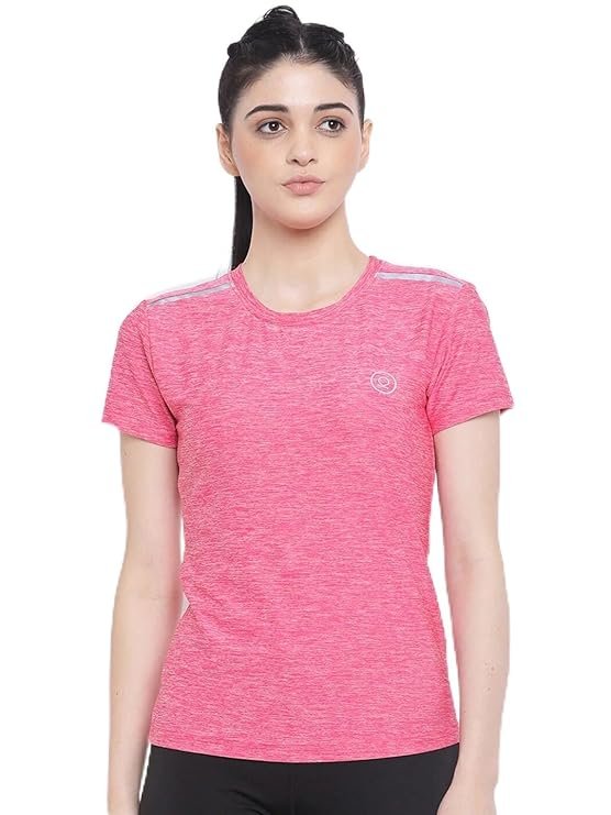 top 3 best womens xxxl t shirts for gym CHKOKKO Women's Regular Fit T Shirt