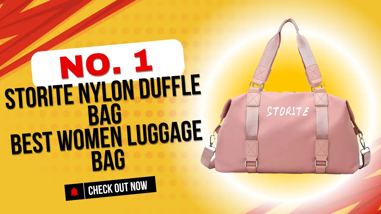 Storite Nylon Duffle Bag : Best Women Luggage Bag Under 1000 for Stylish & Hassle-Free Travel | TrendFinds